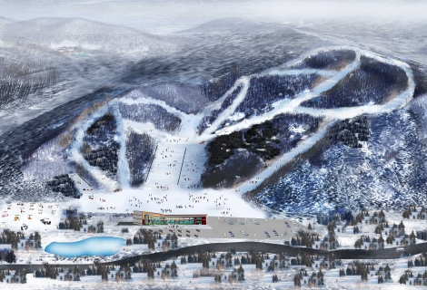 室外滑雪场规划设计