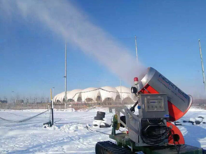 造雪机在滑雪场造雪中会出现的情况